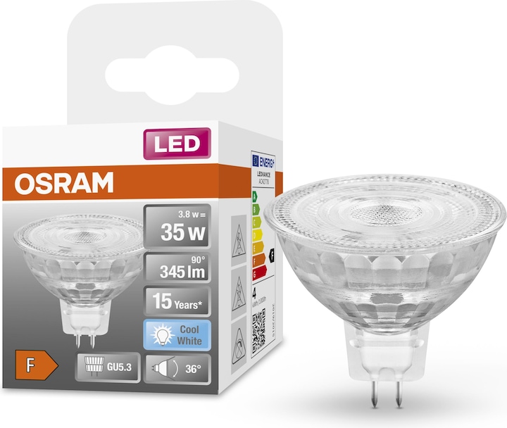Produktbild Osram Led Star Mr16 (GU5.3, 3.80 W, 345 lm, 1 x, F)