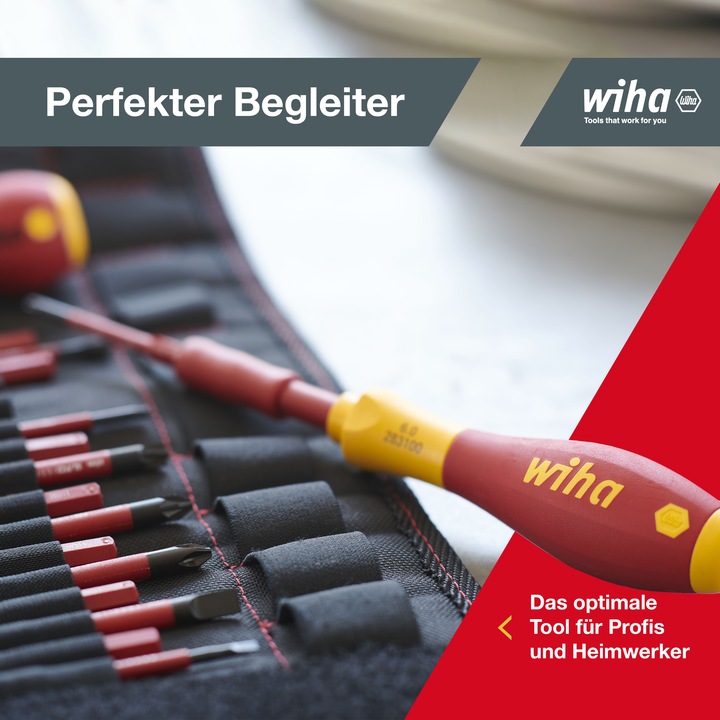 Actual product image Wiha Screwdriver (Slotted screws, Torx (TX), Pozidriv cross recess (PZ), Phillipps cross recess (PH))