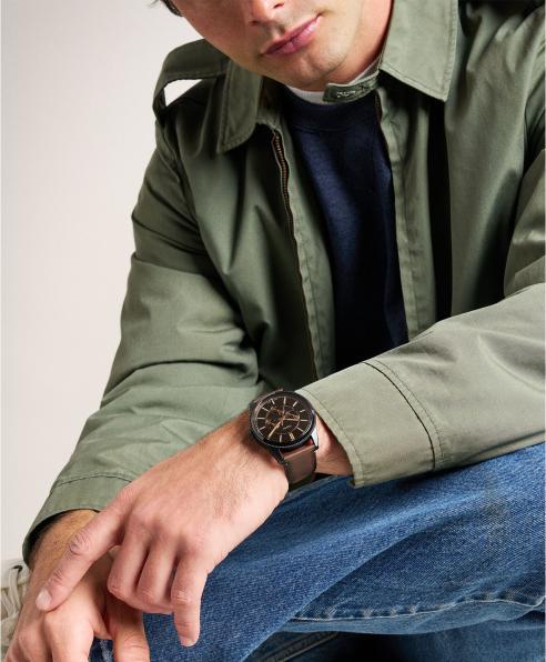 Produktbild Fossil Pearson Uhr Multifunktionswerk Leder (Analoguhr, 42 mm)