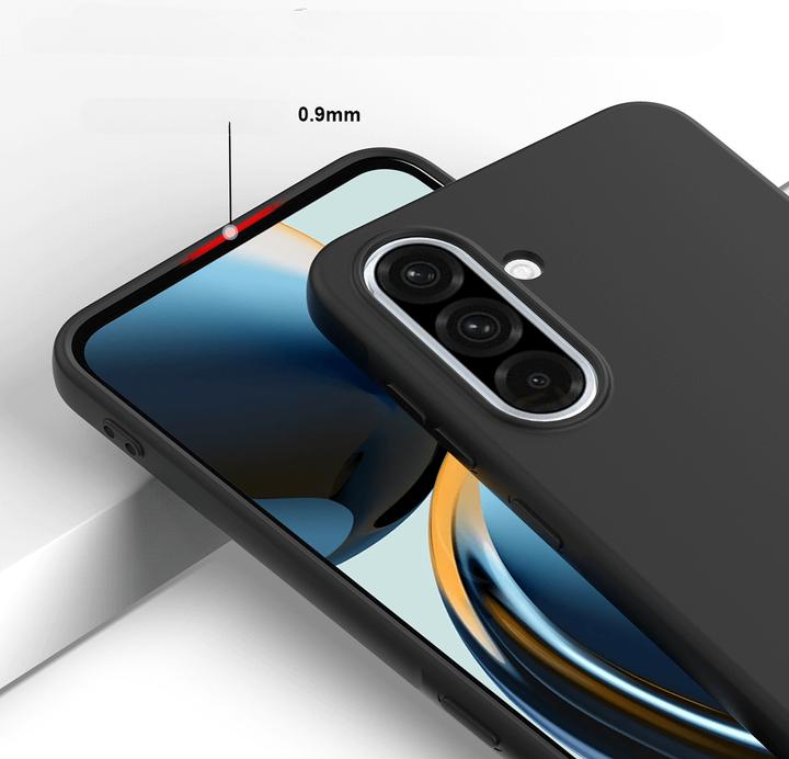 Actual product image Cover-Discount Galaxy A37 Silikon Gummi Hülle mit Riemen (Samsung Galaxy A37)