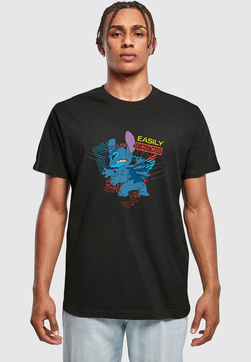 Produktbild Merchcode Lilo & Stitch Easily Distracted Tee - 190853 (XXL)