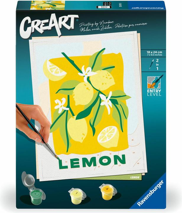 Ravensburger CreArt - Painting by numbers - Lemons