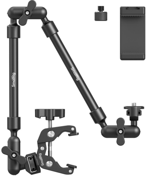 Immagine prodotto SmallRig Braccio magico con morsetto a granchio Kit 4766 (Accessori video vari)