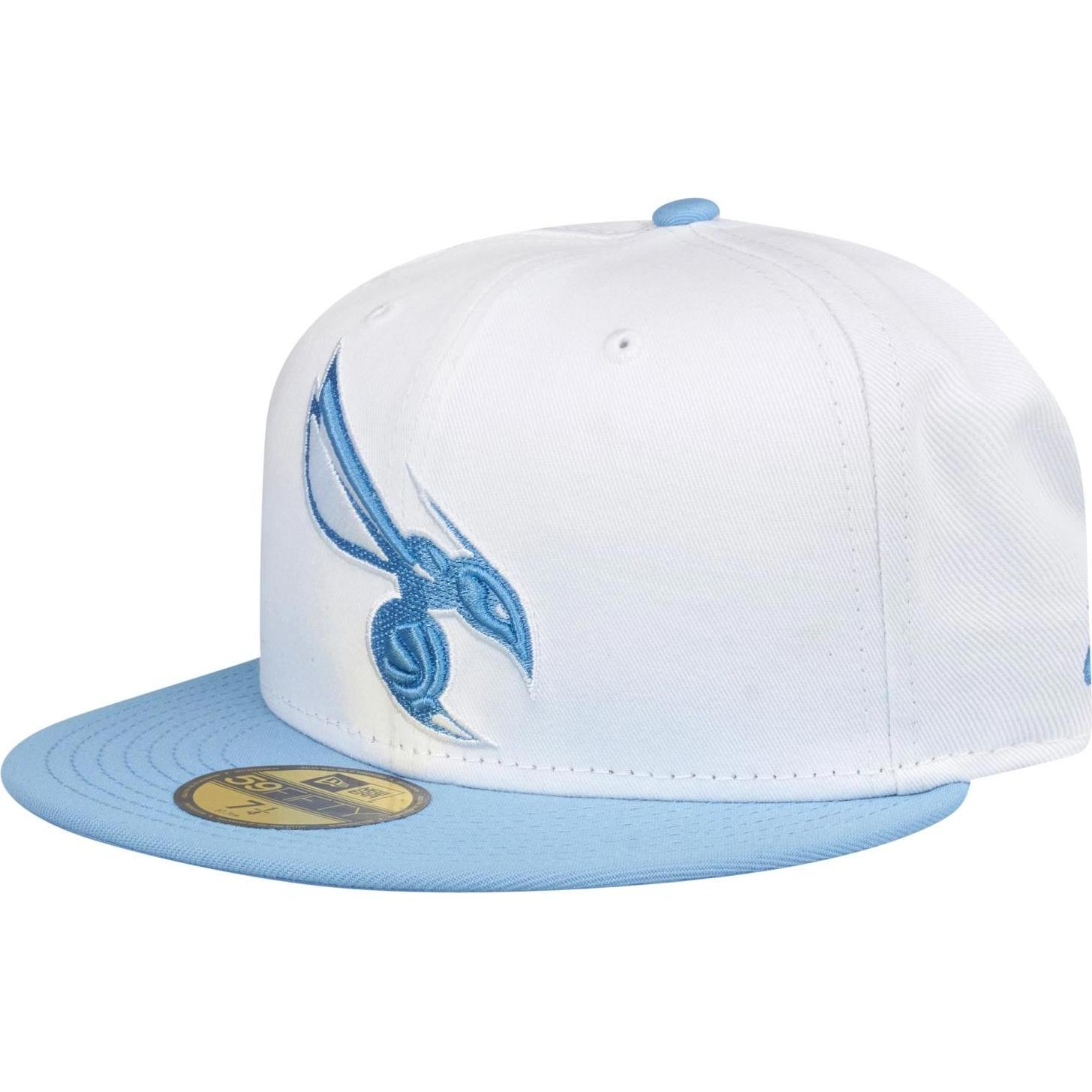 New Era, Herren, Cap, 59Fifty Fitted Cap - NBA Charlotte Hornets - 7 1/8, Weiss, (7 1/8)