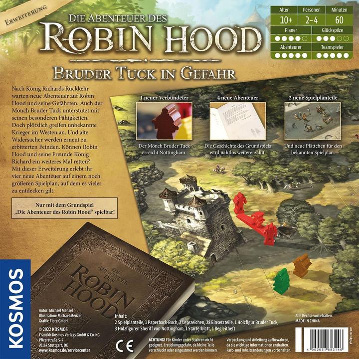 Image du produit Kosmos Les aventures de Robin des Bois - Frère Tuck en danger (Allemand)