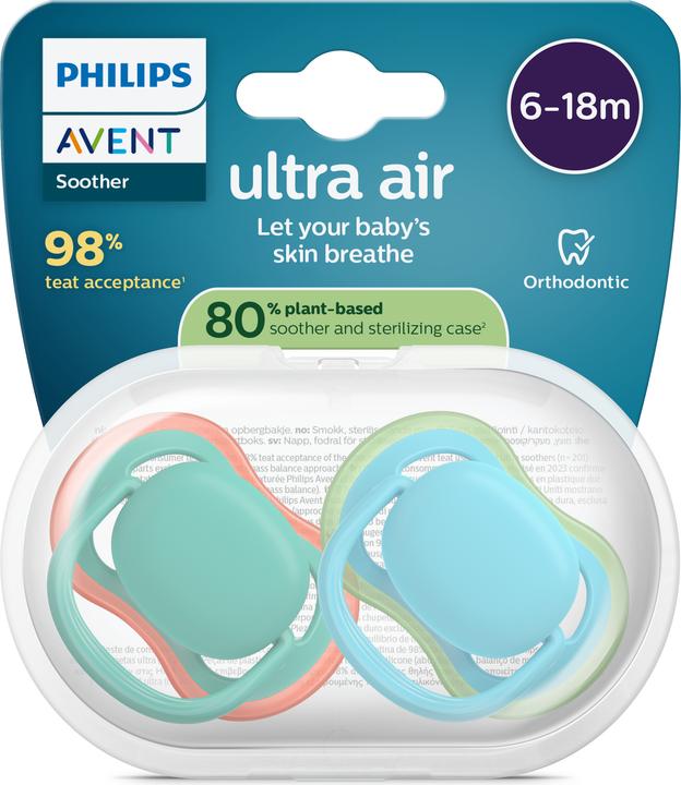 Produktbild Philips Avent Pacifier SCF087/10 ultra air (2x, 6 - 18 Monate)