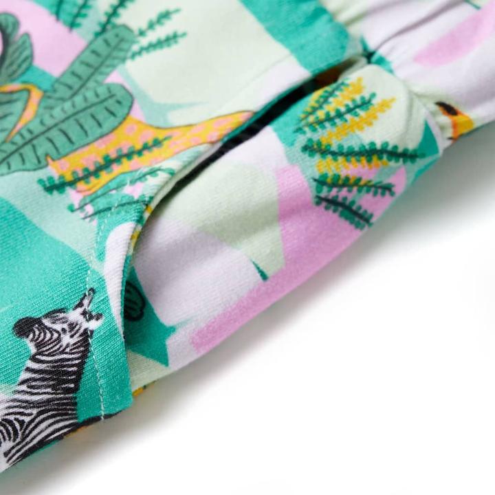 Actual product image vidaXL Children's shorts with drawstring Light mint green 128.Material (128)