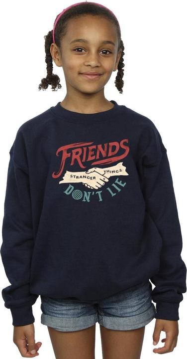 Produktbild Netflix Stranger Things Friends Don't Lie Hands Sweatshirt Mädchen (128)