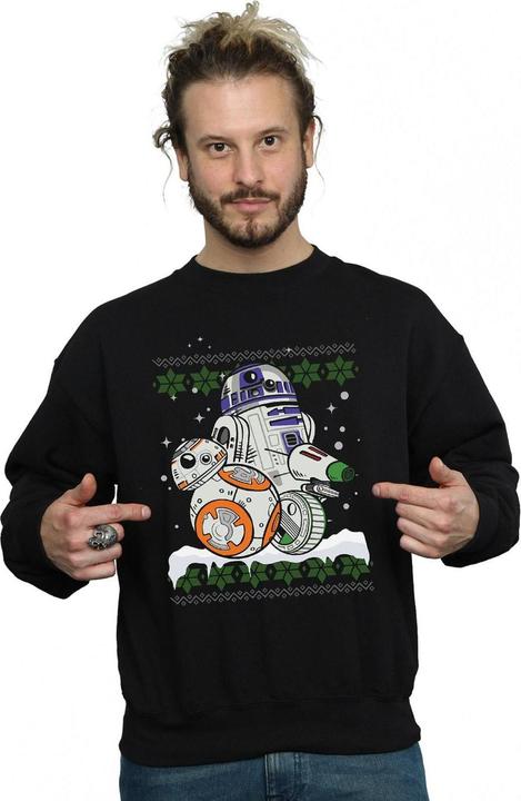 Immagine prodotto Star Wars The Rise Of Skywalker Rolling This Christmas Felpa Uomo (3XL)