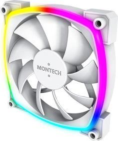 Produktbild Montech Lot de 3 Ventilateurs de boitier AX120 RGB - 12cm (Blanc) (120 mm, 3 x)