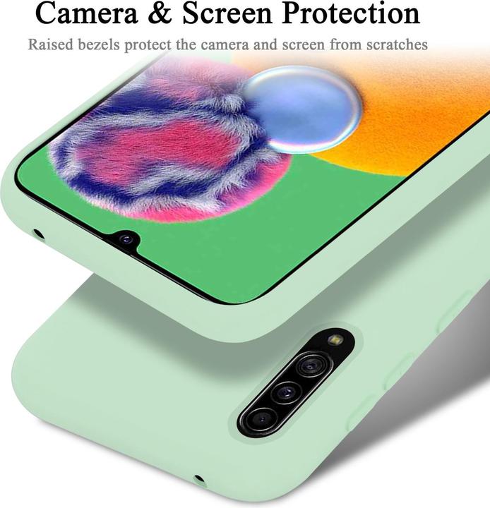 Actual product image Cadorabo TPU Liquid Silicone Case Cover for Samsung Galaxy A90 5G (Samsung Galaxy A90 5G)