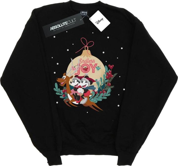 Actual product image Disney Womens/Ladies Mickey And Minnie Endless Joy Sweatshirt (XL)