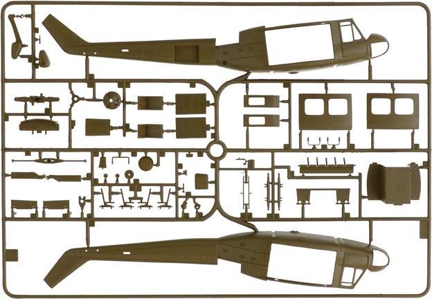 Actual product image Italeri UH-1D Slick