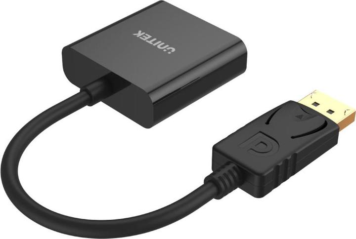 Unitek Adapteris AV DisplayPort - D-Sub (VGA) schwarz (Y5118E) (VGA, 10 cm)