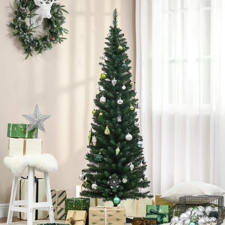 Produktbild Homcom Weihnachtsbaum mit Kunststoffständer (180 cm)