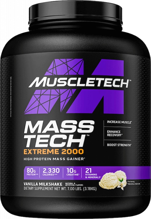 Actual product image Muscle Tech MuscleTech Mass Tech Extreme 2000 (Vanilla Milkshake, 1 pcs., 2720 g)