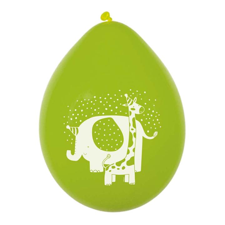 Actual product image Boland 6 latex balloons safari two-sided 25 cm (6 x)