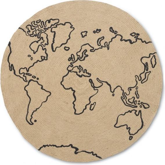 Actual product image Ferm Living Jute Carpet (Ø 100 cm)