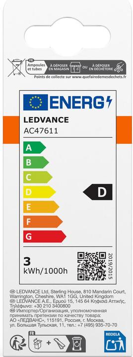 Energie-Label Osram LED Superstar Plus Classic B Filament (E14, 300 lm, 6x)