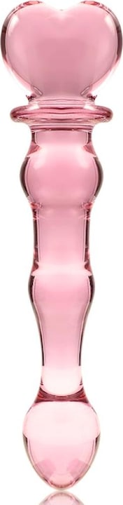 Ibiza NEBULA SERIES BY ™ - MODÈLE 21 GODEMICHÉ VERRE BOROSILICATÉ 20,5 X 3,5 CM ROSE