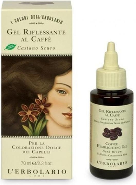 Image du produit L'erbolario Gel colorant pour cheveux au café brun foncé 70ml (Café Marron foncé)