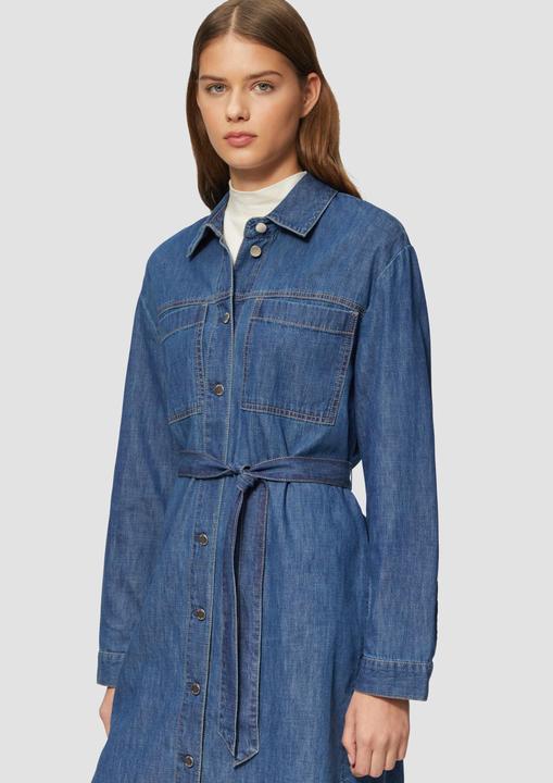 Produktbild S.Oliver Kleid Jeans-Hemdkleid im Relaxed Fit mit Bindegürtel (44)