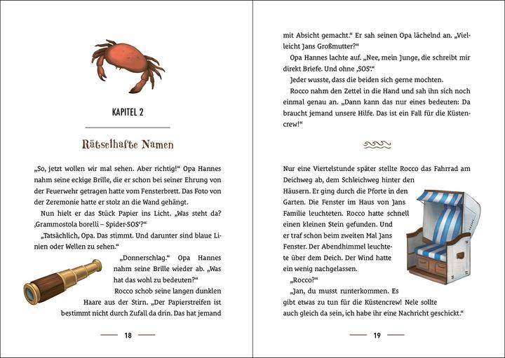 Actual product image Die Küstencrew (Band 2) - Die Spur der Schmuggler (German, Corner bandixen, Loewe children's books, Nathalie Kranich, 2022)