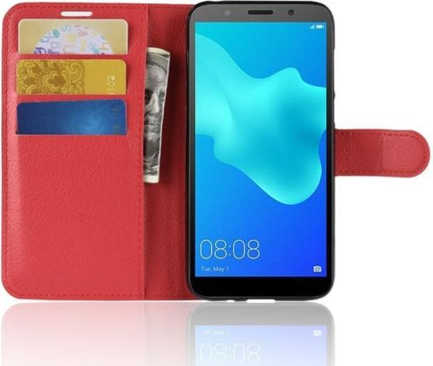 Produktbild MU Classic Litchi Leder Bookcover Series (Huawei Y5 (2018))