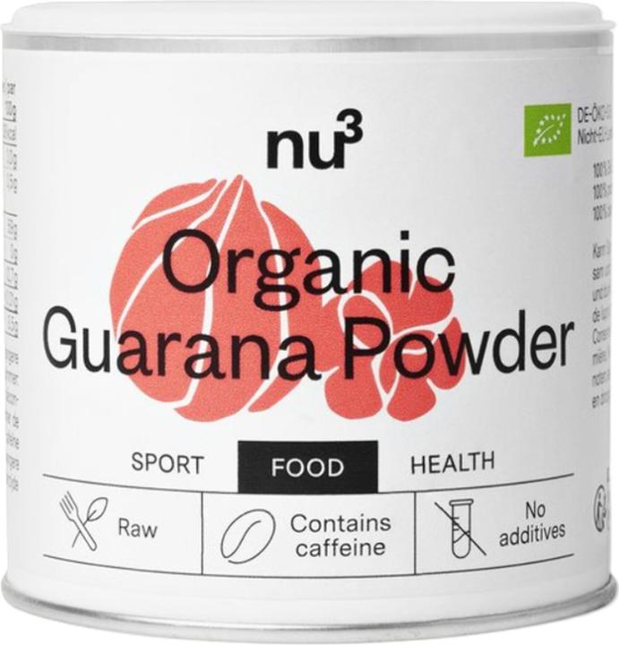 Actual product image nu3 Guarana Powder organic Ds 100g (1 pcs., 100 g)