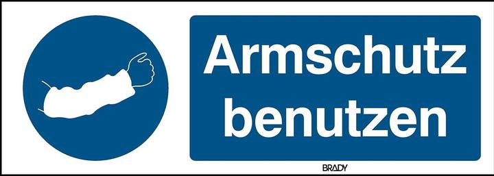 Image du produit Brady Panneau de sécurité ISO - Utiliser un protège-bras
