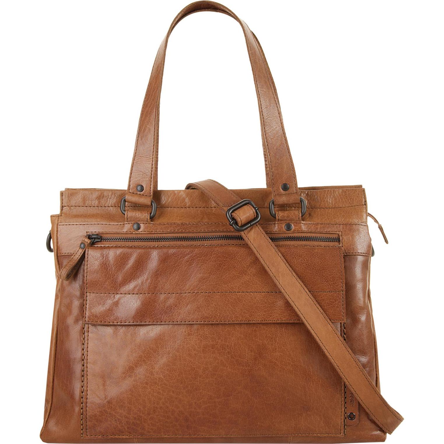 Spikes & Sparrow, Tasche, Shopper LAPTOP SHOULDERBAG, Braun