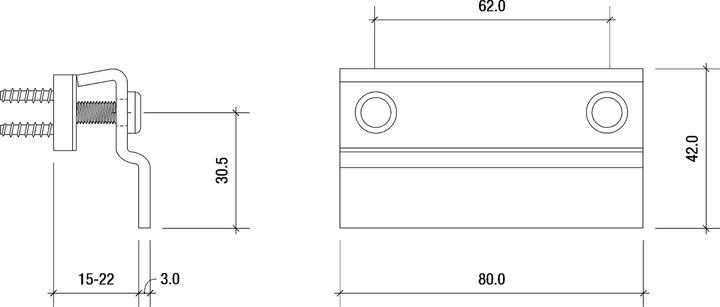 Actual product image Blaser Einbruchschutz Securing bracket K BLASER