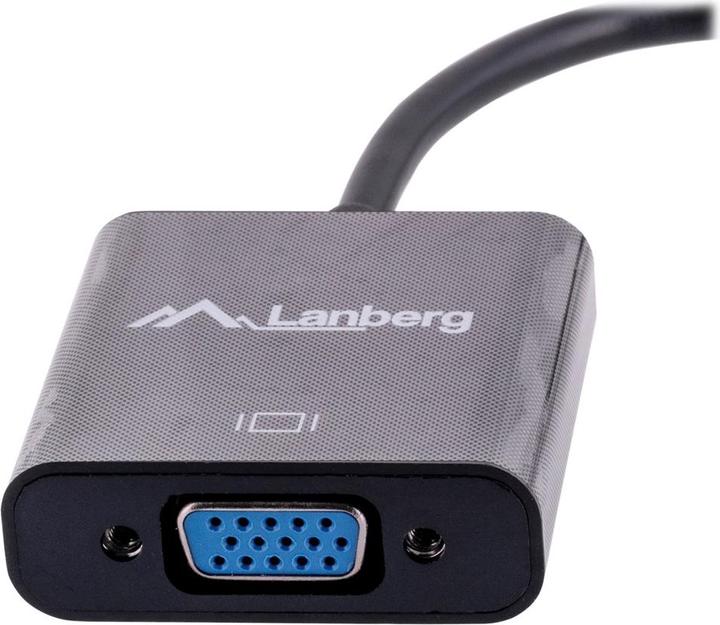 Actual product image Lanberg AD-0006-BK adapter mini (Mini DP, VGA, 20 cm)