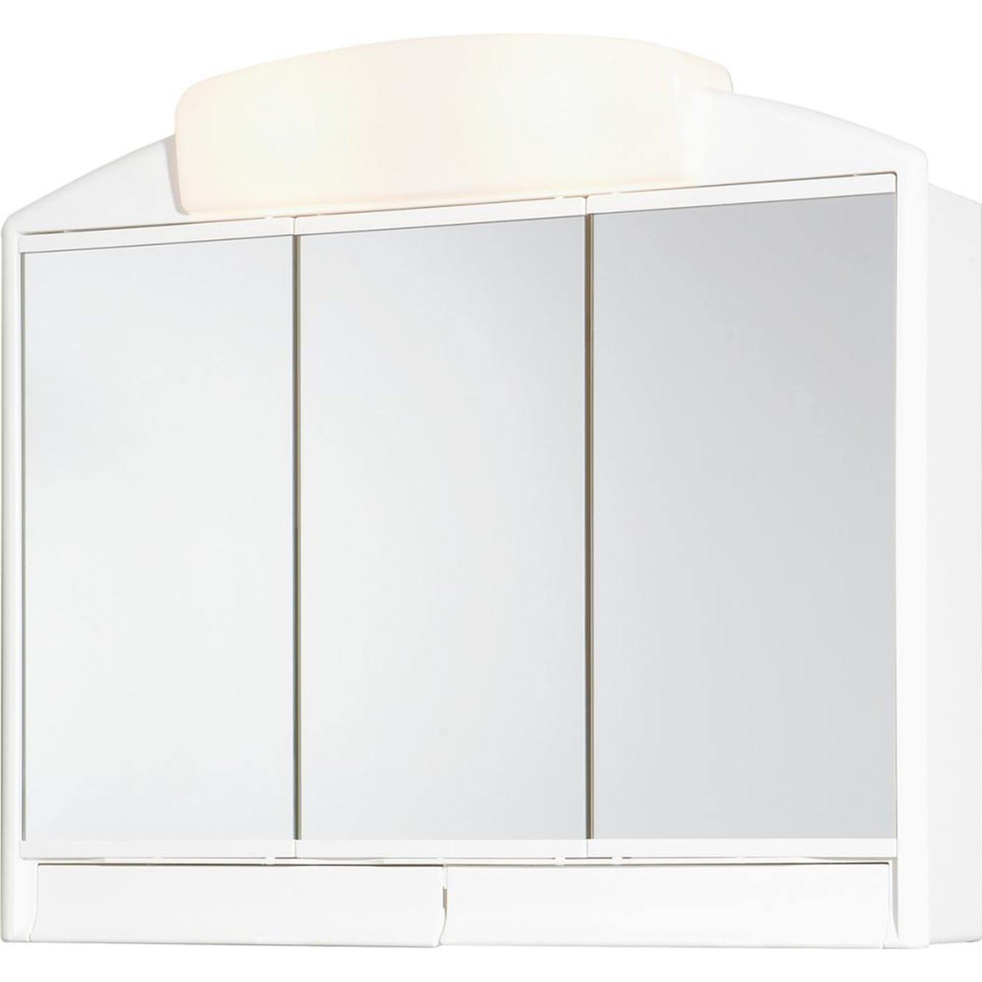 Jokey, Armoire de toilette, Armoire de toilette Rano blanc 59x51 cm IP 20 (59 x 16 x 51 cm)