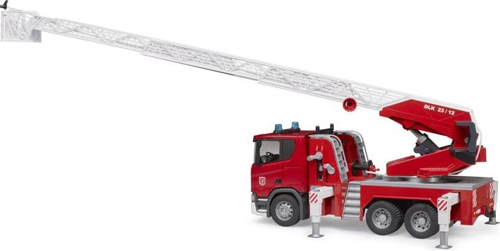 Productafbeelding Bruder 03591 Scania Super 560R brandweer met draaischijfladder, waterpomp, L+S module