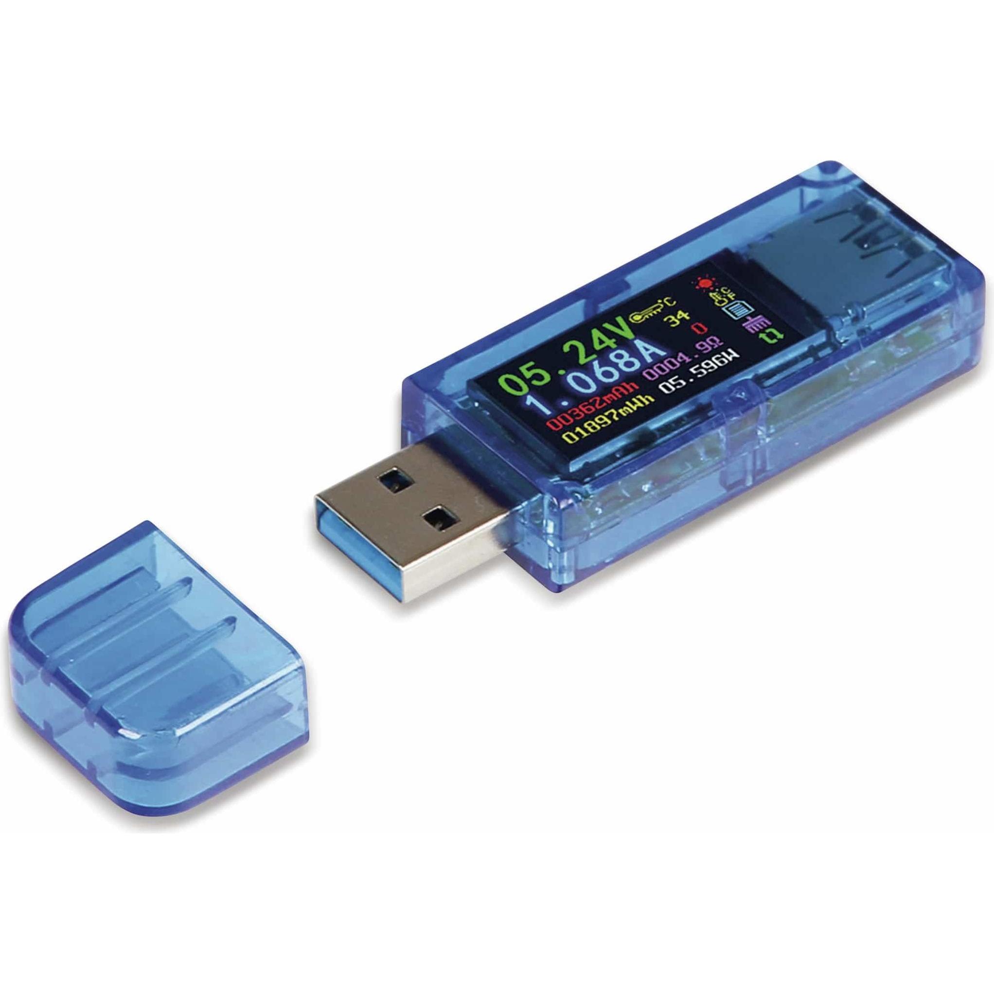 Joy-it AT34 USB Messgerät (Messgerätkoffer), Messtechnik, Blau