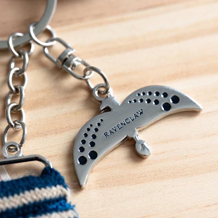 Actual product image Harry Potter Ravenclaw scarf keychain