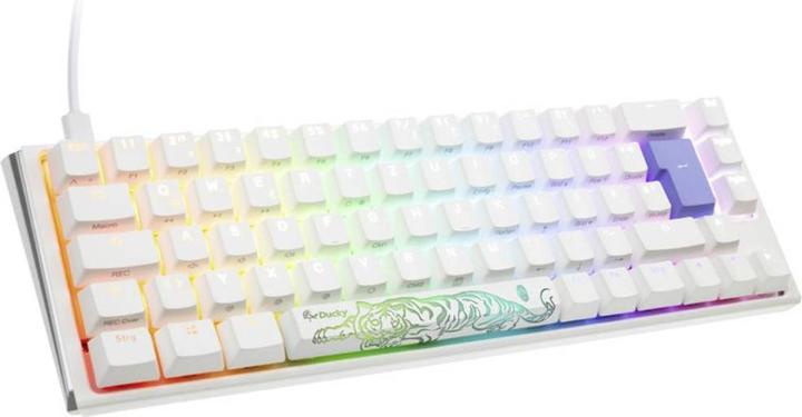 Immagine prodotto Ducky Tastiera One 3 Classic Pure White SF, LED RGB - MX-Blue (DE, Cablato)