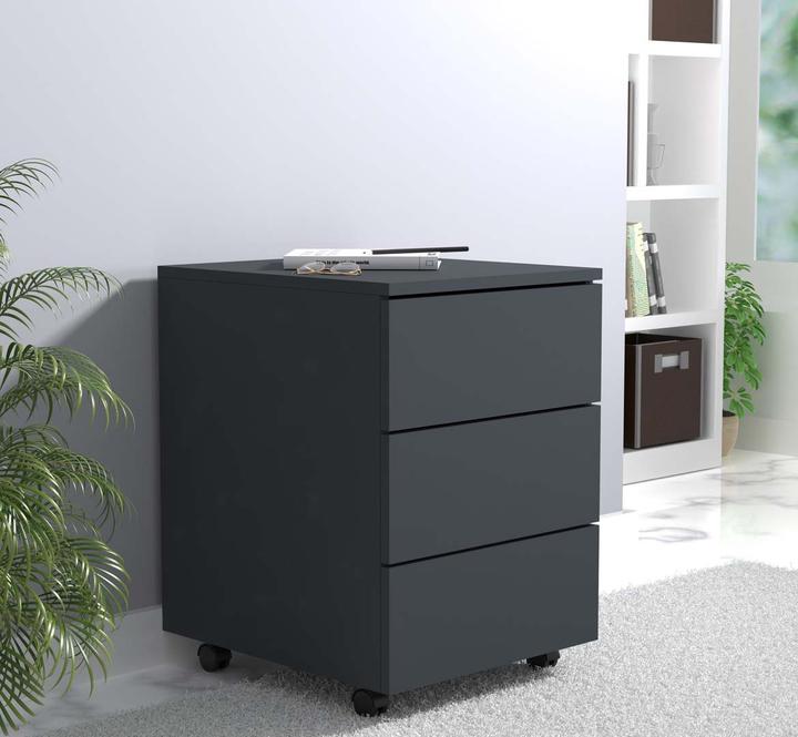 Actual product image VCM Mobile pedestal Office pedestal Castors rollable Dasola 3 drawer (39 x 45 x 55 cm)