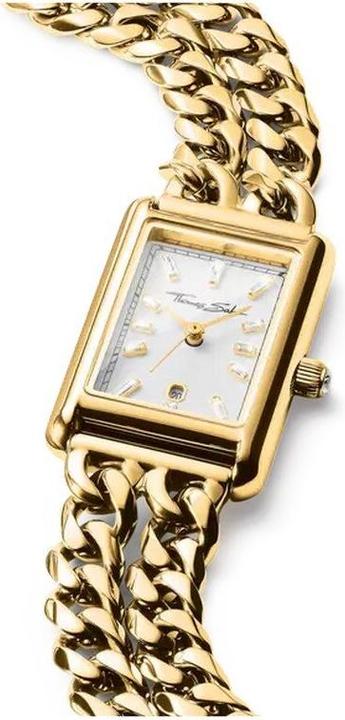 Actual product image Thomas Sabo Damenuhr rechteckig goldfarben (Analogue wristwatch)