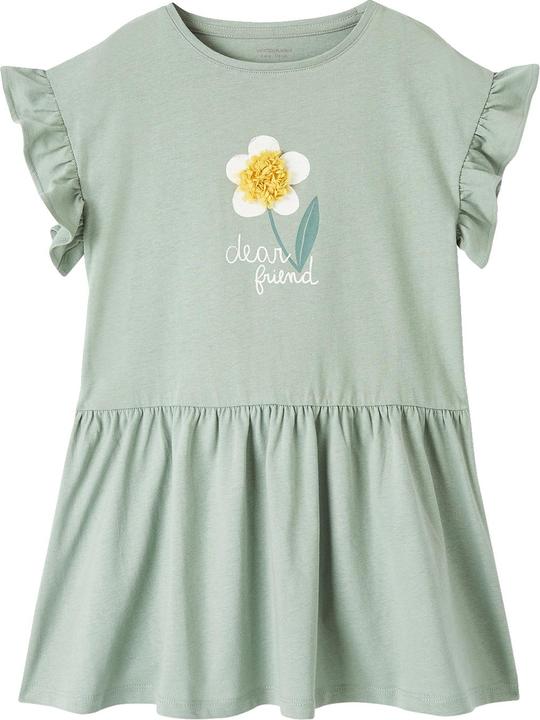 Actual product image Vertbaudet Girls' summer dress with 3D motif (140)
