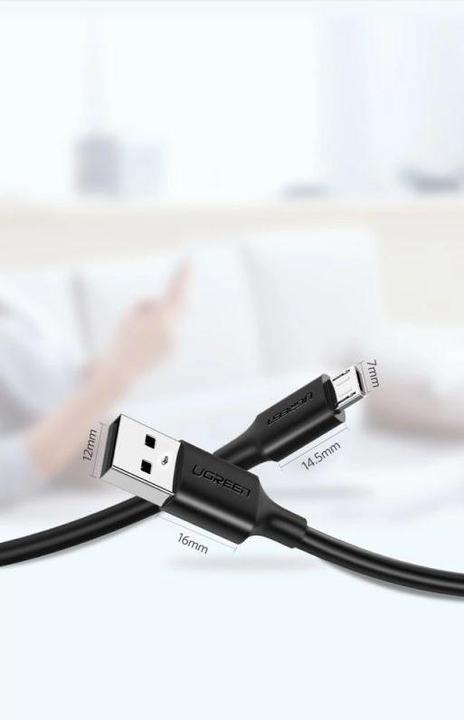 Produktbild Ugreen USB A — Micro USB (1 m, USB 2.0, 18 W)