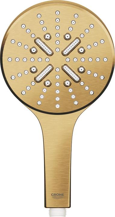 Grohe Handbr RAINSHOWER SMARTACTIVE 130 cool sunrise spazzolato (3 Tipi di raggi)