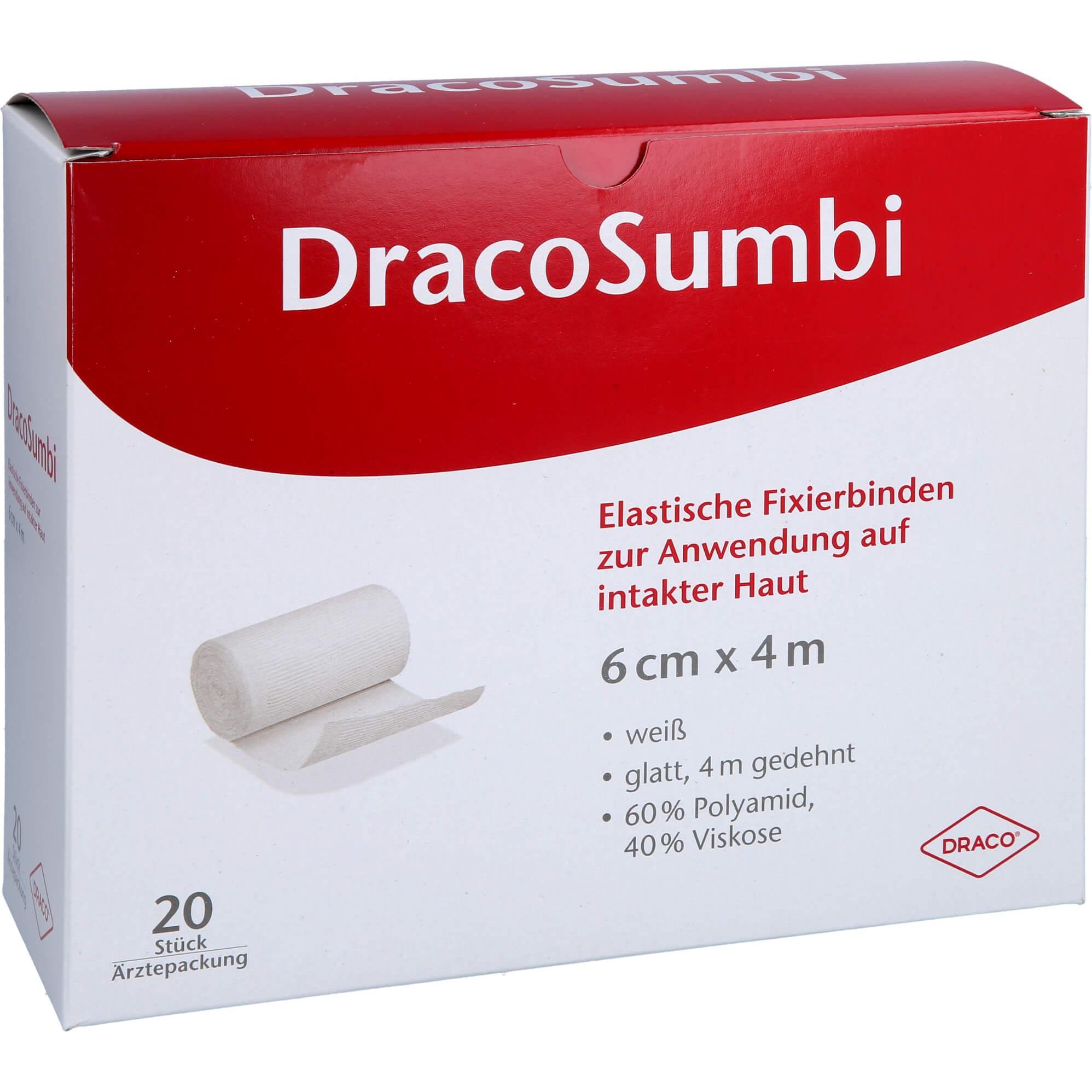 Dracco, Verbandsmaterial, DracoSUMBI FIXIERB WEISS 6CM, 20 St BIN