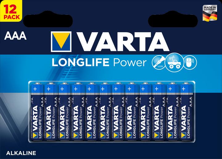 Varta Longlife Power (12 pcs, AAA, 1260 mAh)
