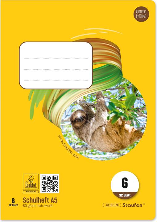 Produktbild Ursus Schulheft A5 (A5, Blanko)