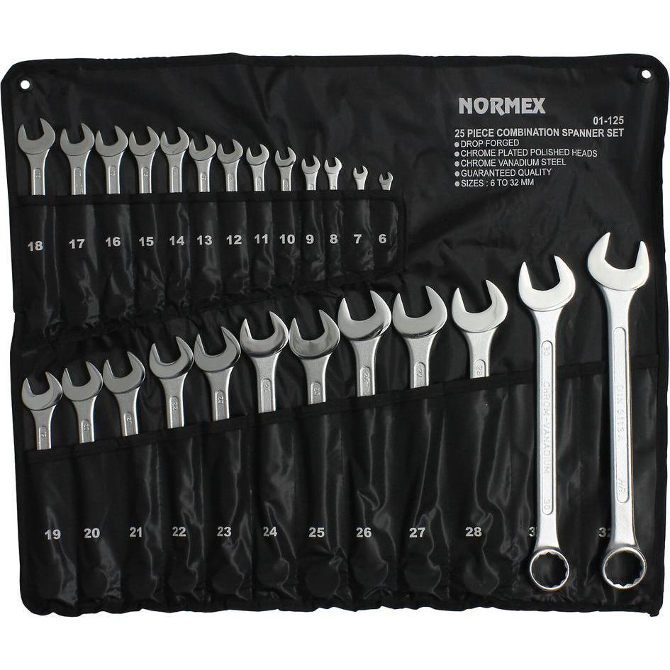 Normex, Schraubenschlüssel, Ring-Gabelschlüssel-Set (27 mm, 15 mm, 19 mm, 24 mm, 20 mm, 31 mm, 9 mm, 8 mm, 16 mm, 26 mm,...