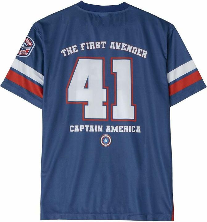 Produktbild The Avengers Unisex Kurzarm-T-Shirt Legend Blau (XL)