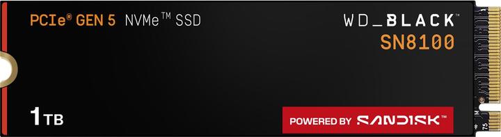 Image du produit WD Black SN8100 powered by SANDISK (1000 Go, M.2 2280)