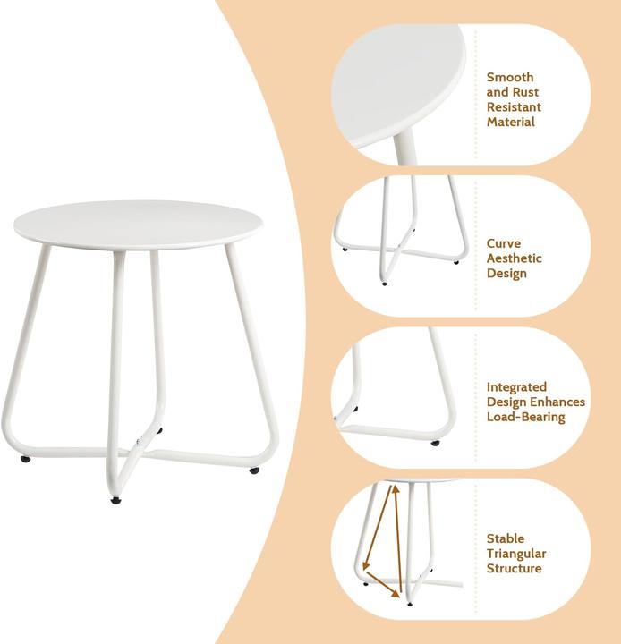 Image du produit HollyHome Kleiner Balkontisch
